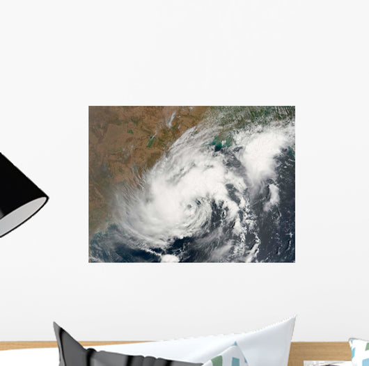 Tropical Storm Bijli Draped Wall Decal