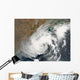 Tropical Storm Bijli Draped Wall Decal