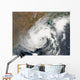 Tropical Storm Bijli Draped Wall Decal