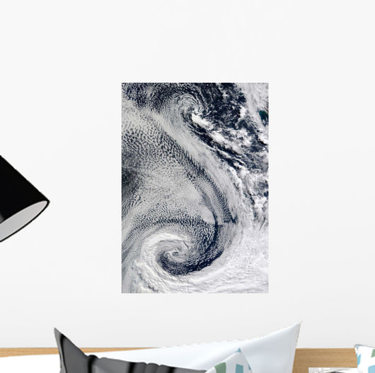Sprawling S-shaped Swirl Is Wall Decal