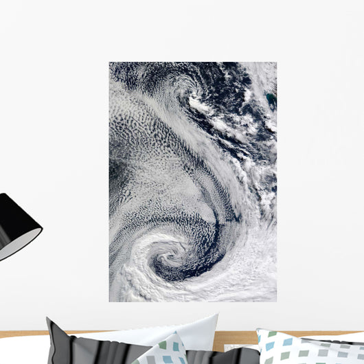 Sprawling S-shaped Swirl Is Wall Decal