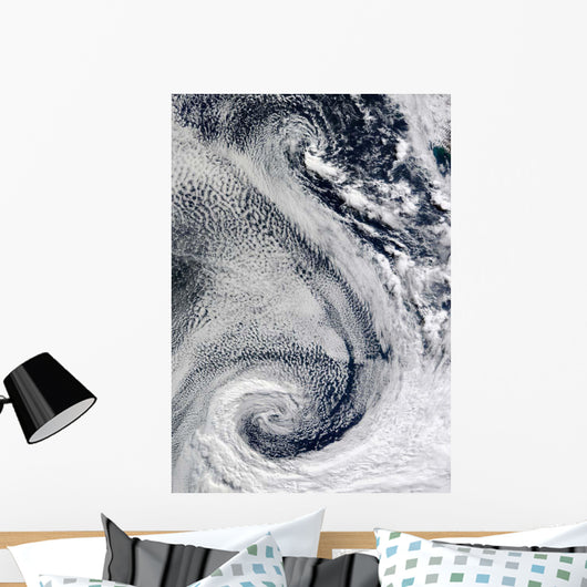 Sprawling S-shaped Swirl Is Wall Decal
