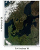 Southern Scandinavia Wall Decal