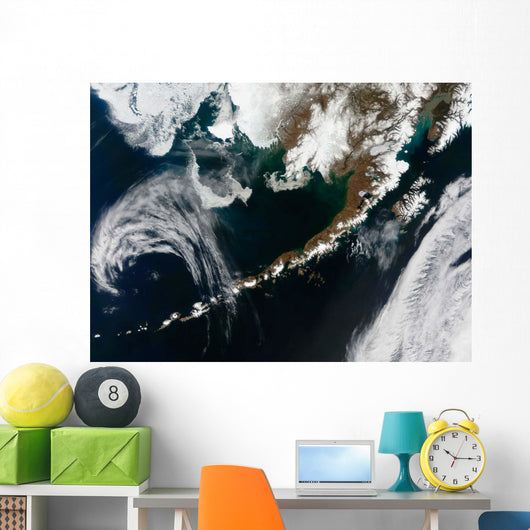 Alaskan Peninsula and Aleutian Wall Decal