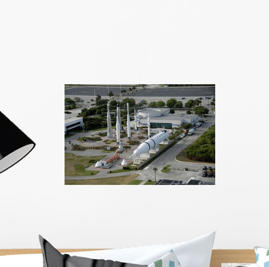 Aerial Kennedy Space Center Wall Decal Design 2