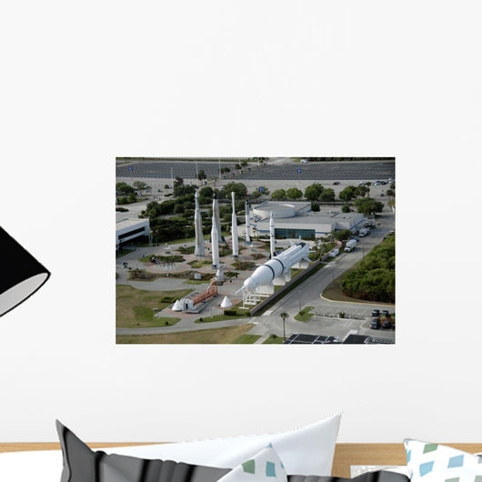 Aerial Kennedy Space Center Wall Decal Design 2