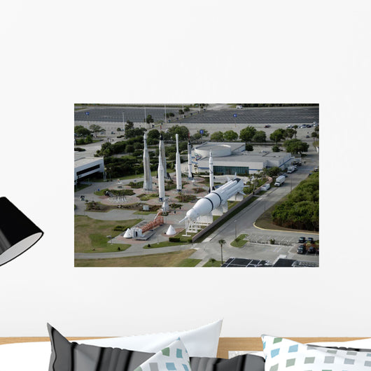 Aerial Kennedy Space Center Wall Decal Design 2