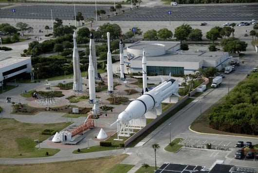 Aerial Kennedy Space Center Wall Decal Design 2