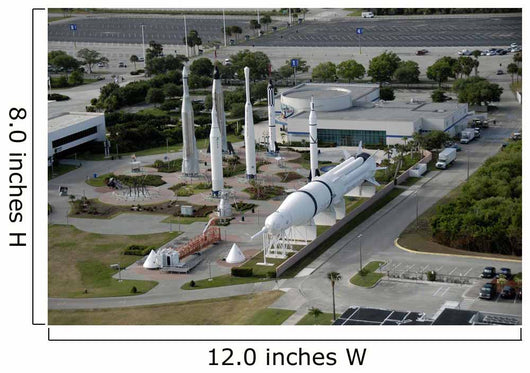 Aerial Kennedy Space Center Wall Decal Design 2