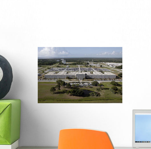 Aerial Kennedy Space Center Wall Decal Design 1