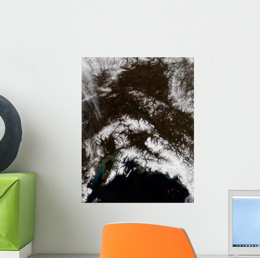 Snow South Central Alaska Wall Decal