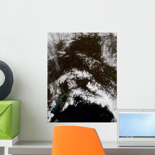 Snow South Central Alaska Wall Decal