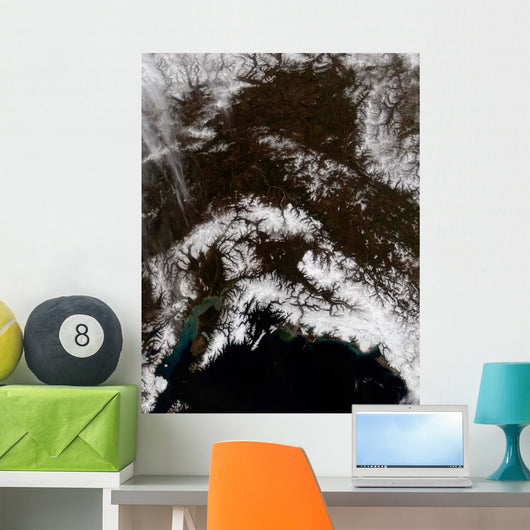 Snow South Central Alaska Wall Decal