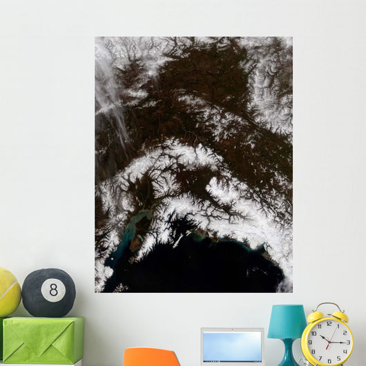 Snow South Central Alaska Wall Decal