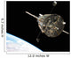 Hubble Space Telescope Orbit Wall Decal Design 2