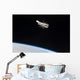 Hubble Space Telescope Orbit Wall Decal Design 1