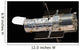 Hubble Space Telescope Wall Decal Design 1