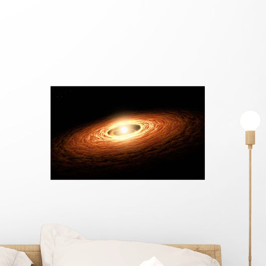 Silicate Crystal Formation Disk Wall Decal