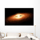 Silicate Crystal Formation Disk Wall Decal
