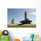 Space Shuttle Endeavour Approaches Wall Decal