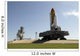 Space Shuttle Endeavour Approaches Wall Decal