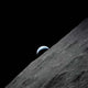 Crescent Earth Rises above Wall Decal