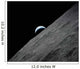 Crescent Earth Rises above Wall Decal