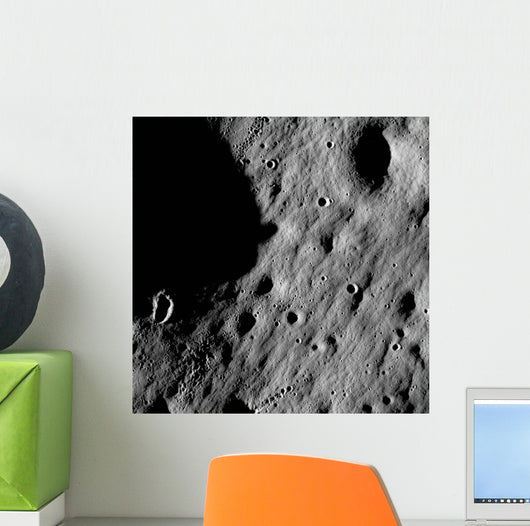 Cratered Regions near Moon's Wall Decal