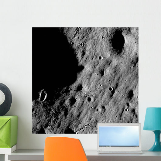 Cratered Regions near Moon's Wall Decal