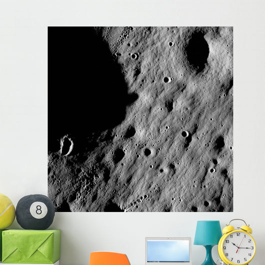 Cratered Regions near Moon's Wall Decal