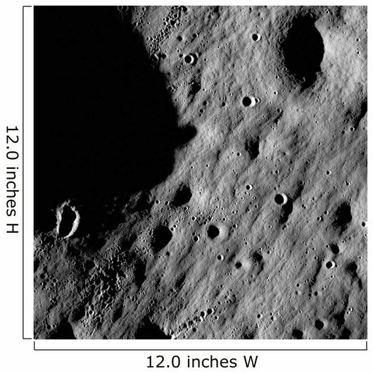 Cratered Regions near Moon's Wall Decal