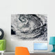 Ship-wave-shaped Wave Clouds Induced Wall Decal