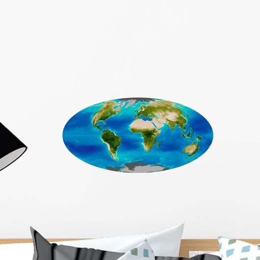 Average Plant Growth Earth Wall Decal