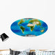 Average Plant Growth Earth Wall Decal