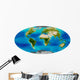 Average Plant Growth Earth Wall Decal