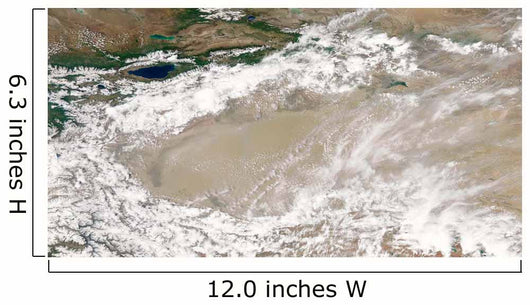 Dust and Clouds Hovered Wall Decal