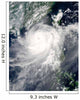 Tropical Cyclone Linfa Wall Decal