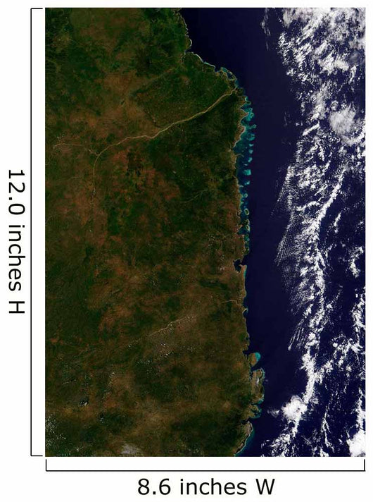 Mozambique Coast Wall Decal