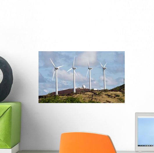 Wind Turbines Ascension Auxiliary Wall Decal Design 2