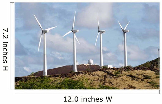 Wind Turbines Ascension Auxiliary Wall Decal Design 2