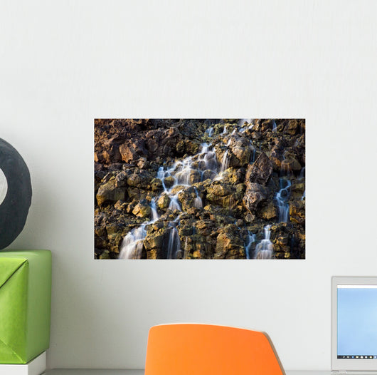 Brine Falls from Volcanic Wall Decal Design 2