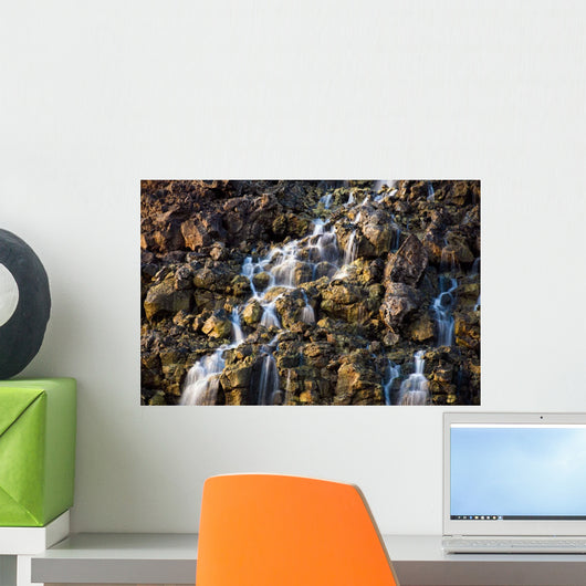 Brine Falls from Volcanic Wall Decal Design 2