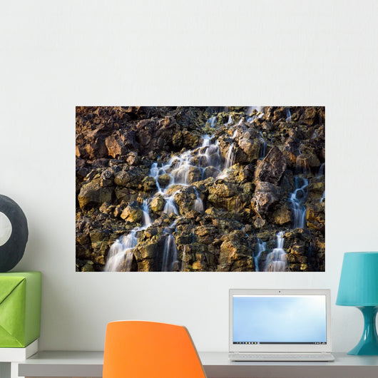 Brine Falls from Volcanic Wall Decal Design 2