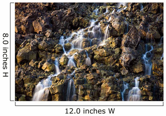 Brine Falls from Volcanic Wall Decal Design 2