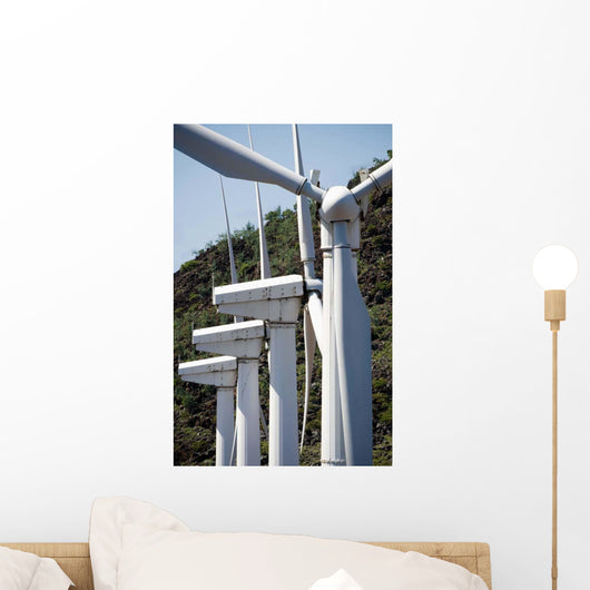 Wind Turbines Ascension Auxiliary Wall Decal Design 1