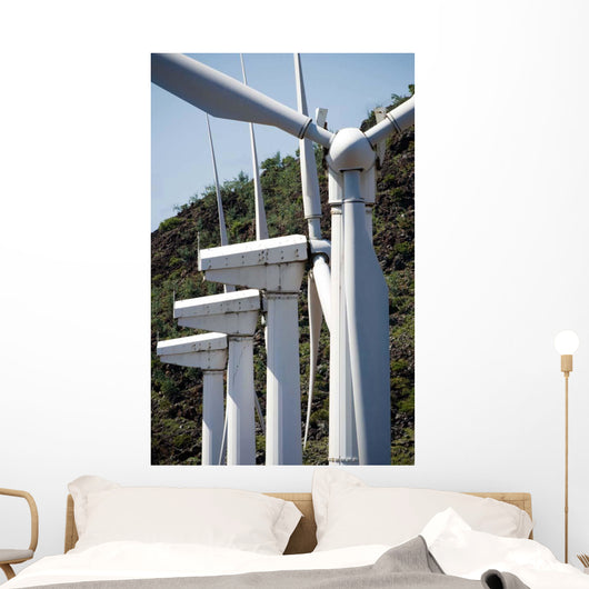 Wind Turbines Ascension Auxiliary Wall Decal Design 1