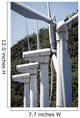 Wind Turbines Ascension Auxiliary Wall Decal Design 1