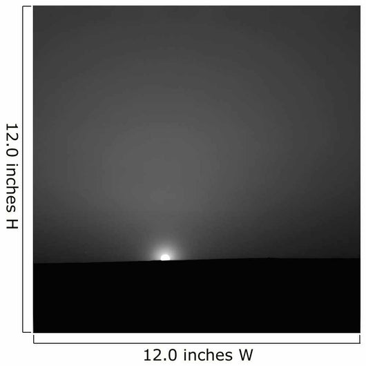Sunrise Mars Wall Decal