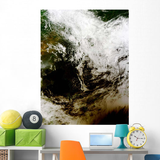 Solar Eclipse over Southeast Wall Decal