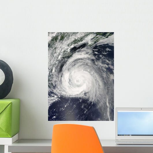 Hurricane Bill off East Wall Decal